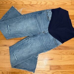 Pink blush Blue Women's Maternity Jeans